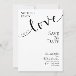 Casamento Nada Chique Apenas Amor, Salve a data
