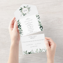 Casamento Natural Botânico Greenery Emerald Green