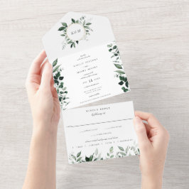 Casamento Natural Botânico Greenery Emerald Green