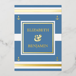 Casamento Náutico Dourado Costeiro White Stripes N