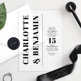 Casamento Negra Vertical Moderno