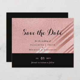 Casamento Negro Dourado Rosa moderno