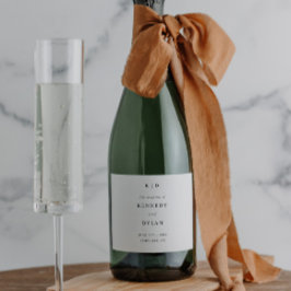 Casamento Negro e Branco Minimalista Simples