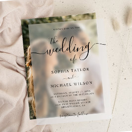 Casamento Negro Elegante Moderno da Caligrafia