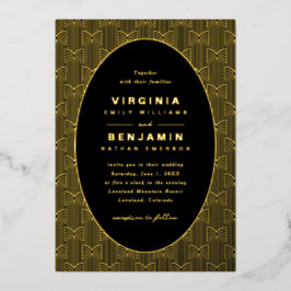 Casamento Negro Geométrico