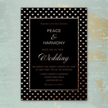 Casamento Negro Rosa Dourado