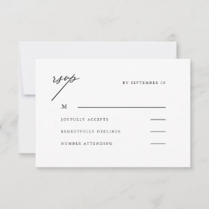 Casamento Neutral Elegante Rsvp