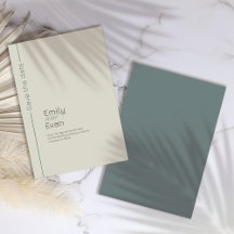 Casamento Neutro Moderno Minimalista Salva A Data