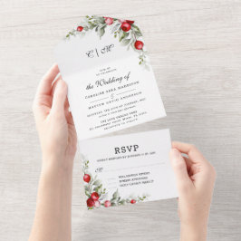 Casamento no inverno Botânico Noel Tudo Em Um Conv