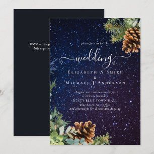Casamento no inverno de Starry Night