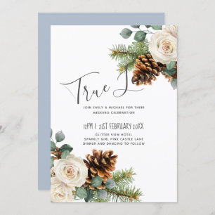 Casamento no inverno Eucalyptus Greenery White Ros