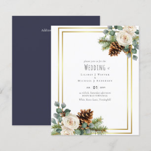 CASAMENTO NO INVERNO ORÇAMENTAL Rosas brancas Dou