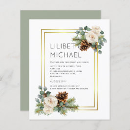 CASAMENTO NO INVERNO ORÇAMENTAL Rosas brancas Dour