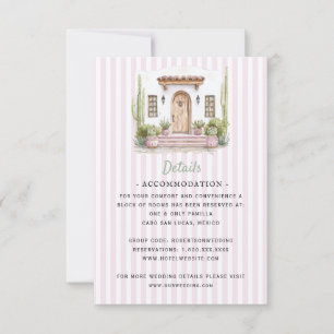 Casamento no México Detalhes do Cartão de RSVP