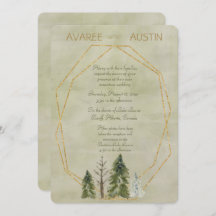 Casamento no Verde dos Pinheiros e Dourado