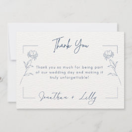 Casamento Obrigado Cartões