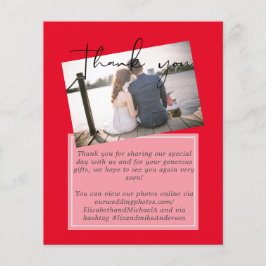 Casamento Obrigado Cartões Com Foto Digital Virtua