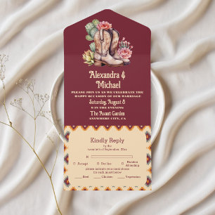 Casamento Ocidental Floral Boho