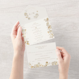 Casamento Opulento De Jardim Dourado