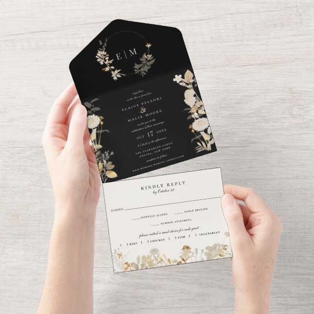 Casamento Opulento De Jardim Dourado (Aba destacável)