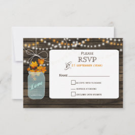 Casamento outono de jarro Barnwood Mason RSVP 3.5 