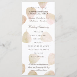 Casamento outono | Programa de Folhas de Aquarela