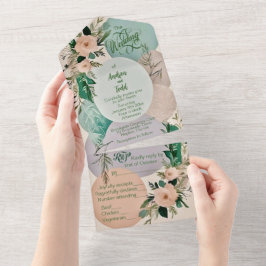 Casamento pastel moderno de boho-chic
