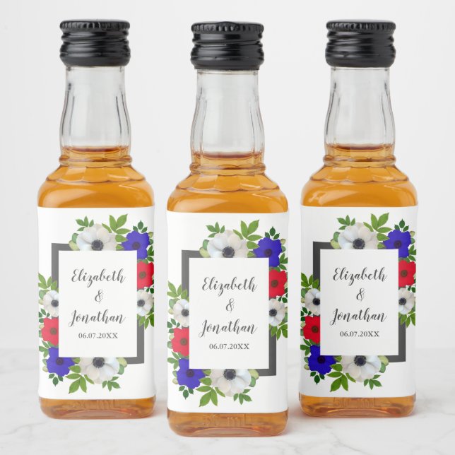 Casamento Patriótico de Panda Anemone (Garrafas)