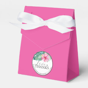 Casamento Personalizado Caixas de Favor Fúcsia
