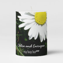 Casamento personalizado de margarida
