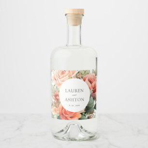 Casamento Personalizado do Rosa Peach legante