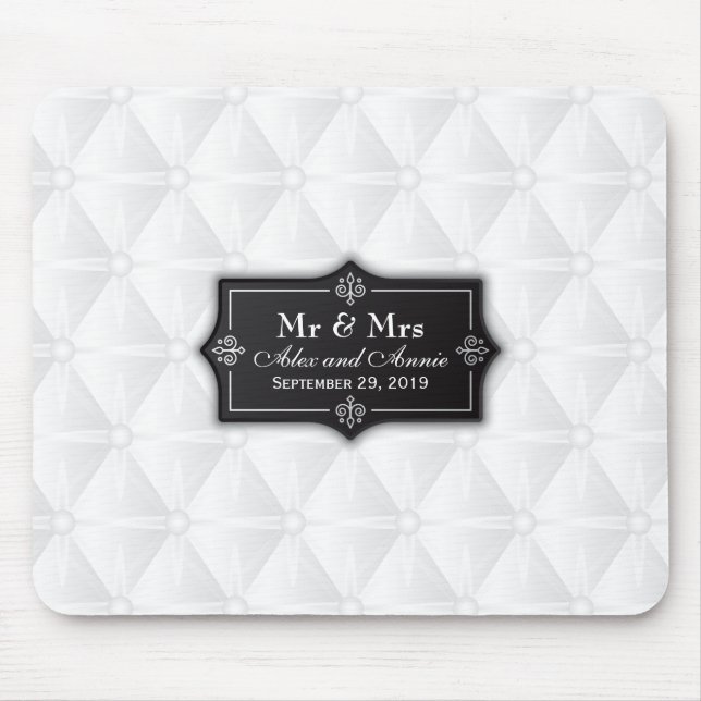 Casamento Personalizado Luxurioso | Mousepad (Frente)