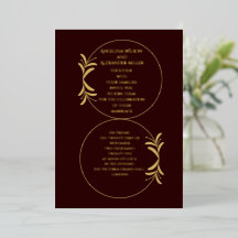 Casamento Personalizado Royal Deep Burgundy