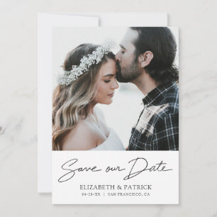 Casamento Personalizado Salve o Modelo de Data com