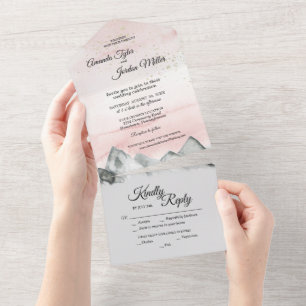 Casamento Pink Sunrise Mountain