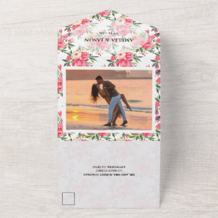 Casamento por Aquarela de Peões Rosa