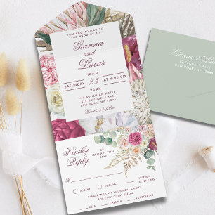 Casamento por País Floral Boho Boho