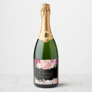 Casamento Preto Cor-de-Rosa Rosa Elegante