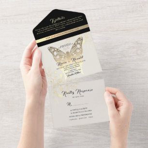 Casamento Preto e Branco Chic Único