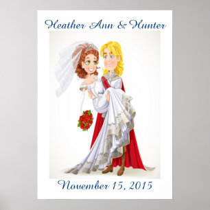 Casamento Príncipe Encantado e Princesa Poster