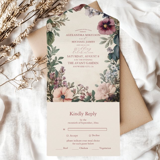 Casamento Real Floral Chic Victorian (Criador carregado)