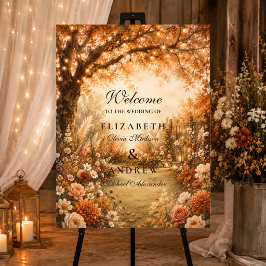 Casamento Romântico de Outono no Quintal