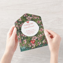 Casamento Romântico de Sobreposição de Fotos do Ro