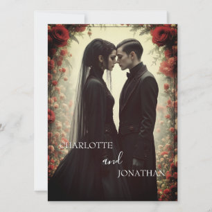 Casamento romântico em Elegância Negra