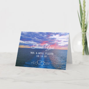 Casamento Romântico na Praia Agradecimento Oceano