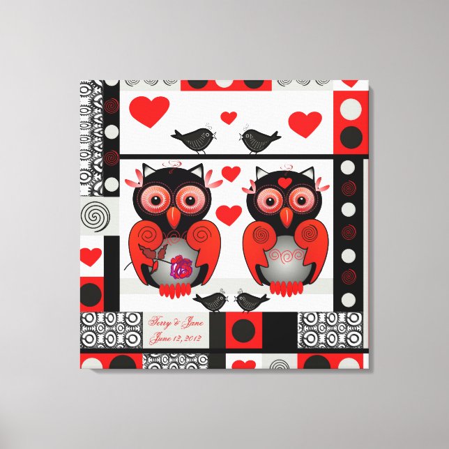 Casamento romântico ou impressão de namorados com  (Frente)