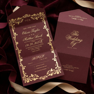 Casamento Rosa Dourada Borgonha Real
