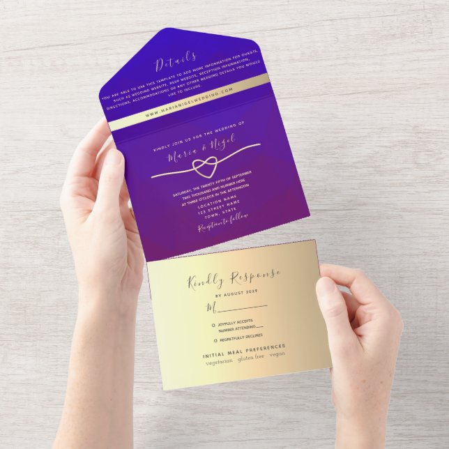 Casamento Roxo Real (Tearaway)