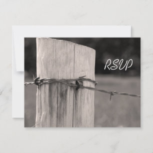 Casamento RSVP de Casamentos Ranch Country Poste