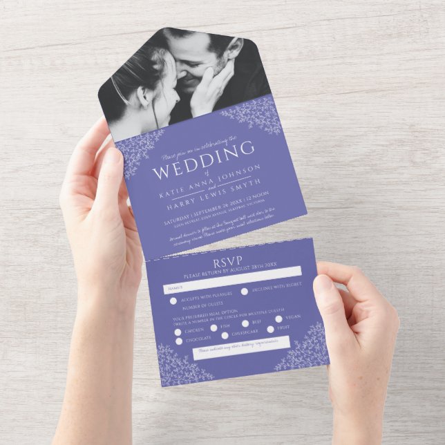 casamento RSVP de folhas brancas (Aba destacável)